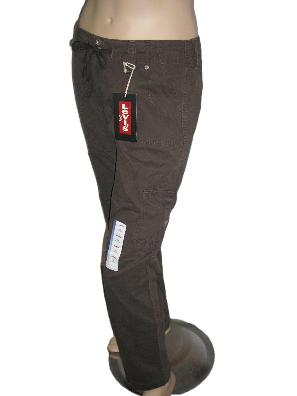 Levi's Misses Green Boyfriend Pants Size 10 Medium NEW NWT